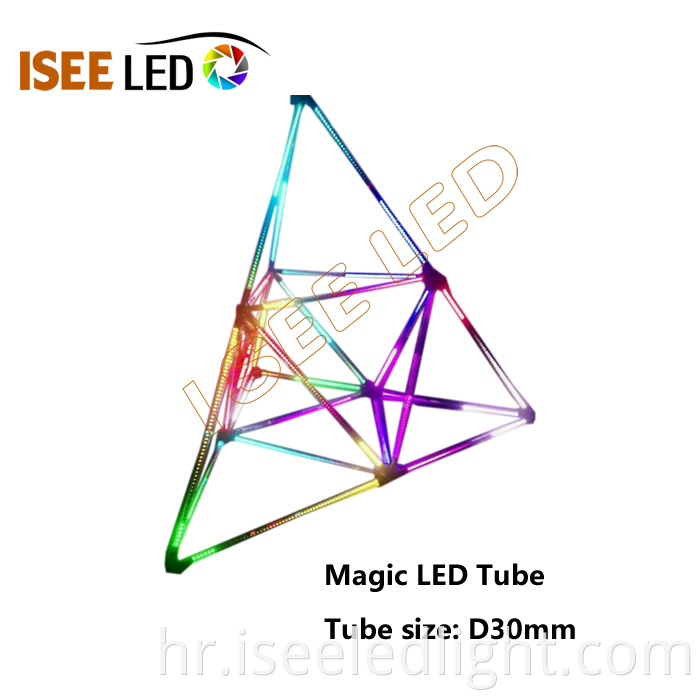 clear cover magic 3D LED tube